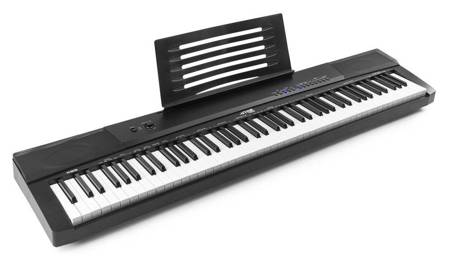 Pianino cyfrowe MAX KB6W z 88 klawiszami i statywem